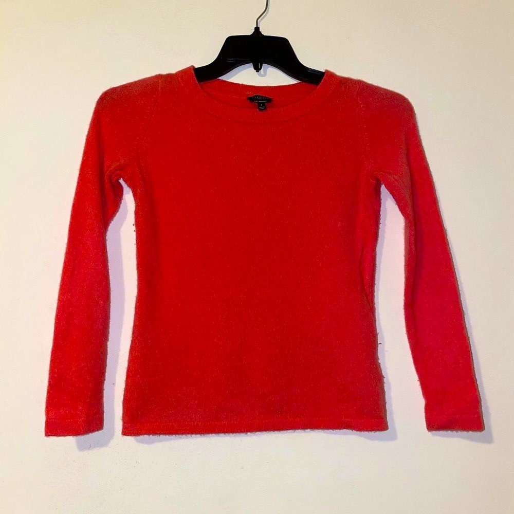 Talbots 100% Cashmere Sweater in Salmon - Size PS